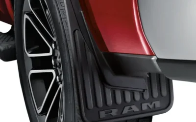 Heavy Duty Rubber Splash Guards, Front For Vehicles With Production Fender Flares