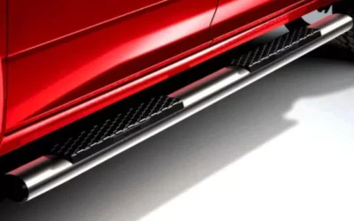 Tubular Side Steps Cab Length For Mega Cab Chrome Aluminum