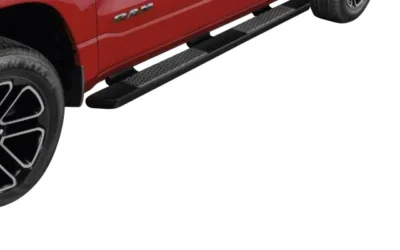 Cab Length Painted Running Boards, Crew Cab, Matte Black